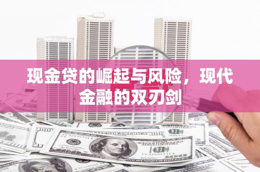 进贤现金贷的崛起与风险，现代金融的双刃剑