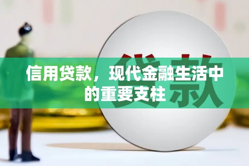 肃南信用贷款，现代金融生活中的重要支柱
