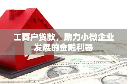 门源工商户贷款，助力小微企业发展的金融利器