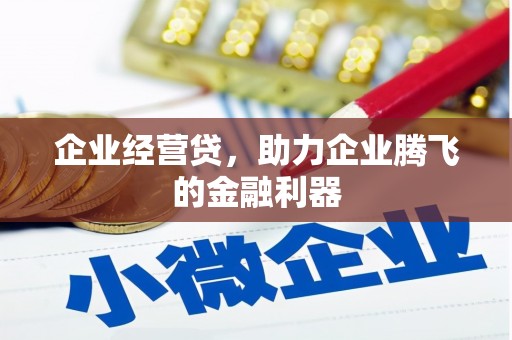 古浪企业经营贷，助力企业腾飞的金融利器