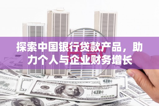 理县探索中国银行贷款产品，助力个人与企业财务增长