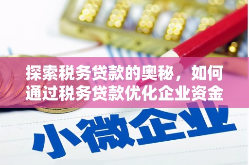 淮上探索税务贷款的奥秘，如何通过税务贷款优化企业资金流