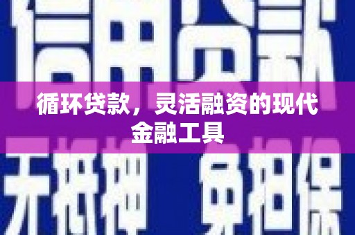 锡林浩特循环贷款，灵活融资的现代金融工具