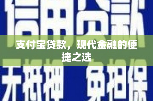 龙文支付宝贷款，现代金融的便捷之选