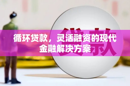 攀枝花循环贷款，灵活融资的现代金融解决方案