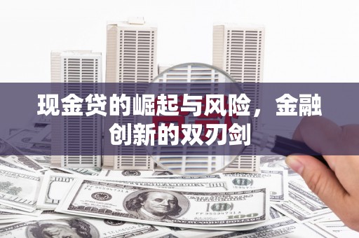 灌南现金贷的崛起与风险，金融创新的双刃剑