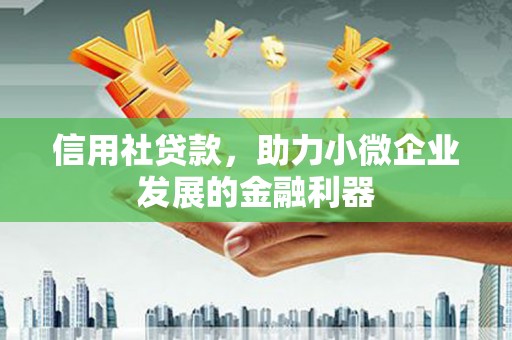 国姓信用社贷款，助力小微企业发展的金融利器