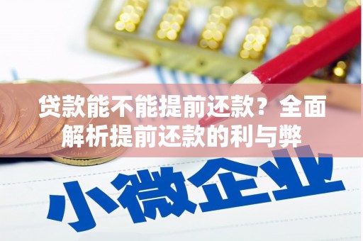 苍梧贷款能不能提前还款？全面解析提前还款的利与弊