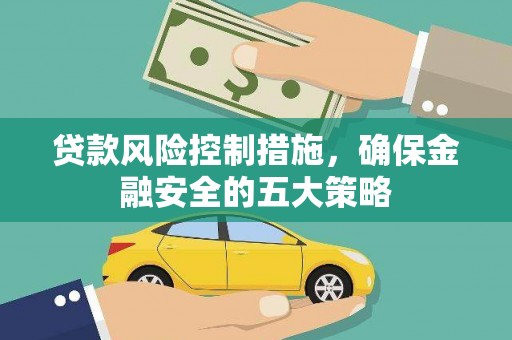 天河贷款风险控制措施，确保金融安全的五大策略