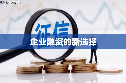 铜仁企业融资的新选择