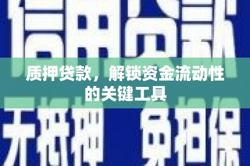 临西质押贷款，解锁资金流动性的关键工具