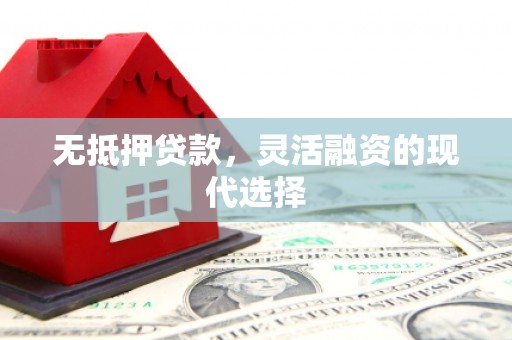 富阳无抵押贷款，灵活融资的现代选择