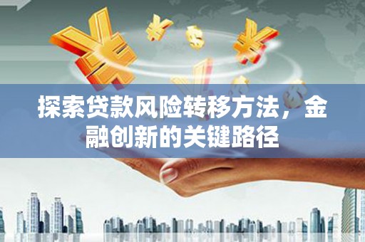 仁爱探索贷款风险转移方法，金融创新的关键路径