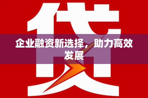 西丰企业融资新选择，助力高效发展
